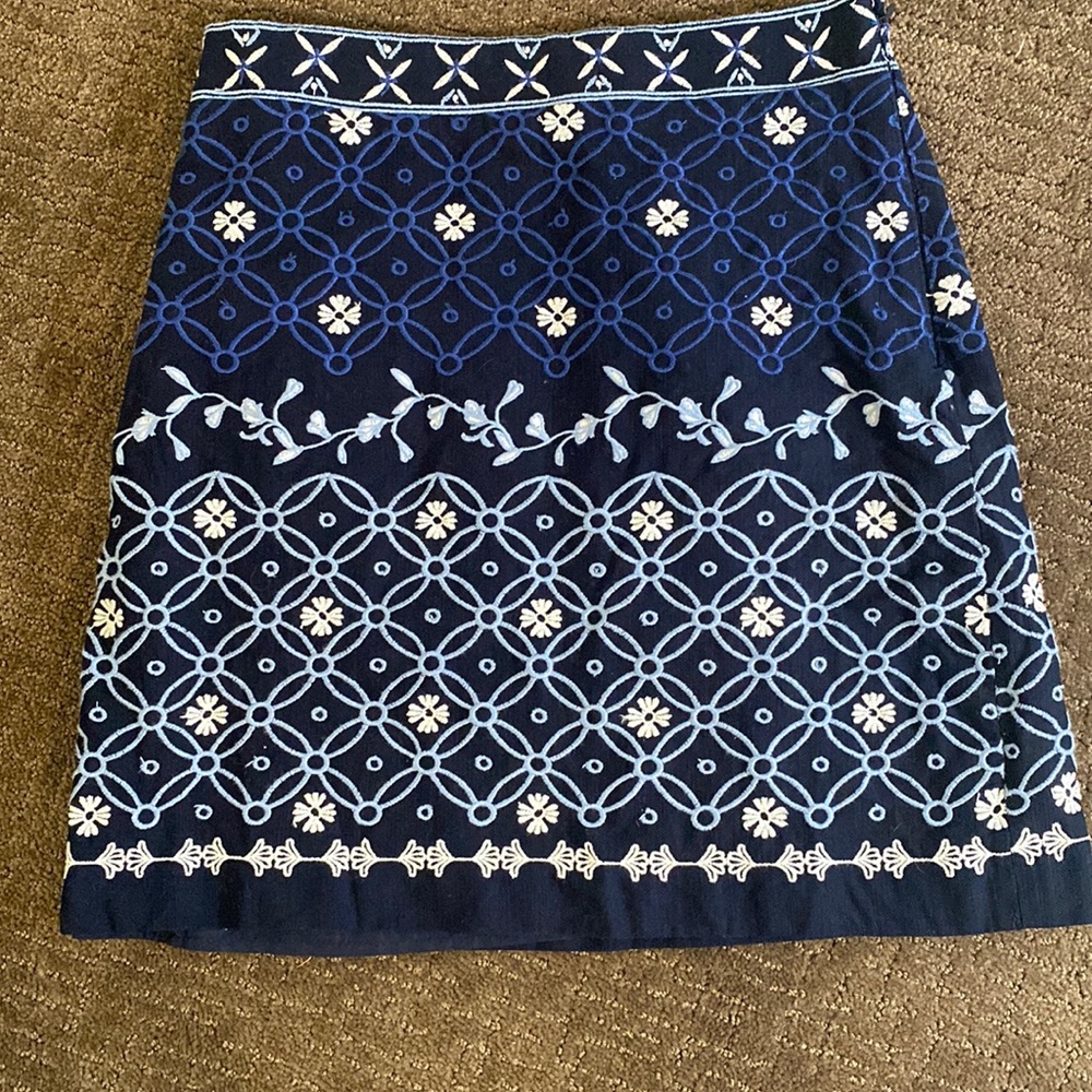 Loft Embroidered Skirt